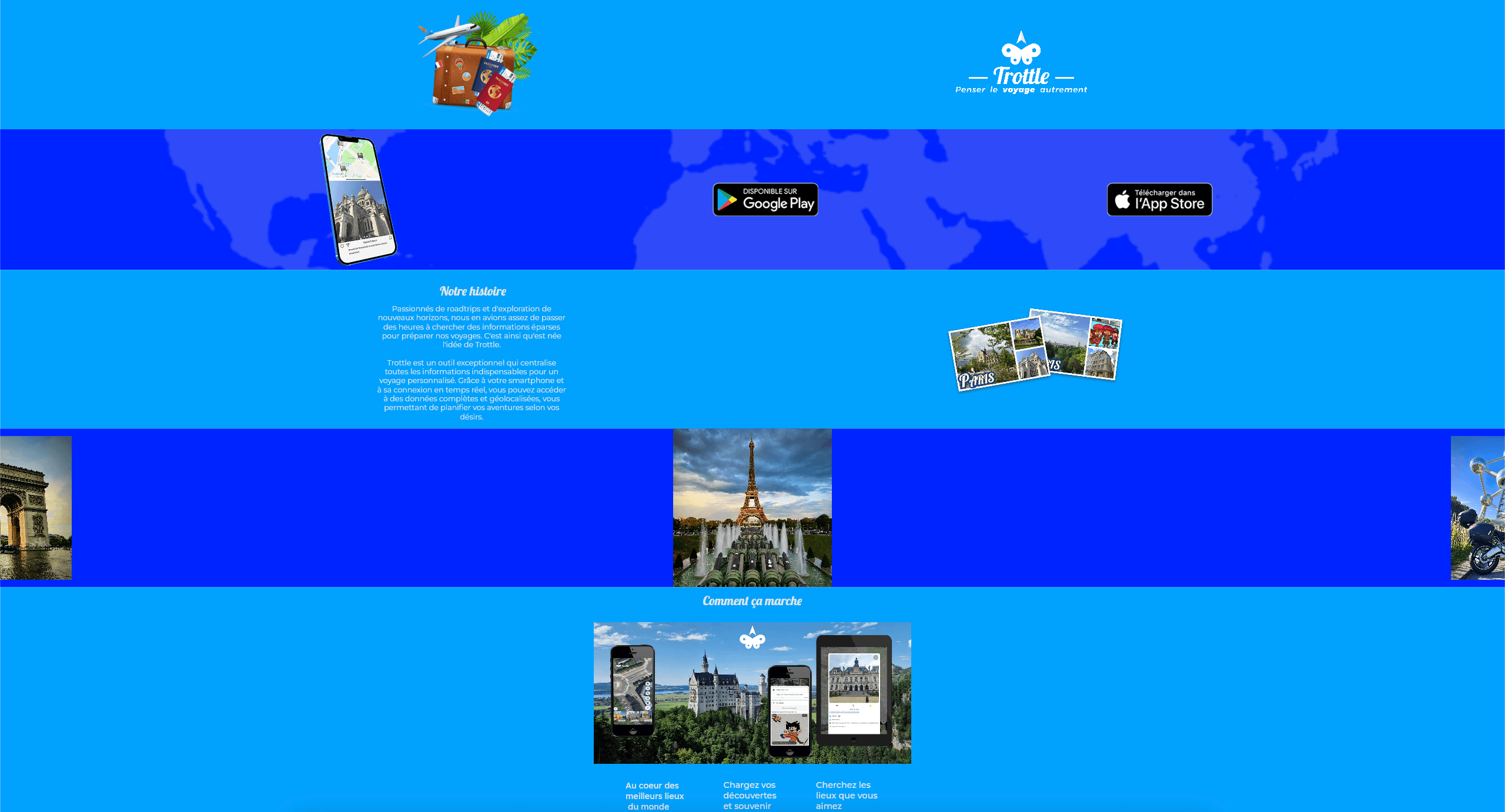 Trottle : réseau social du voyage